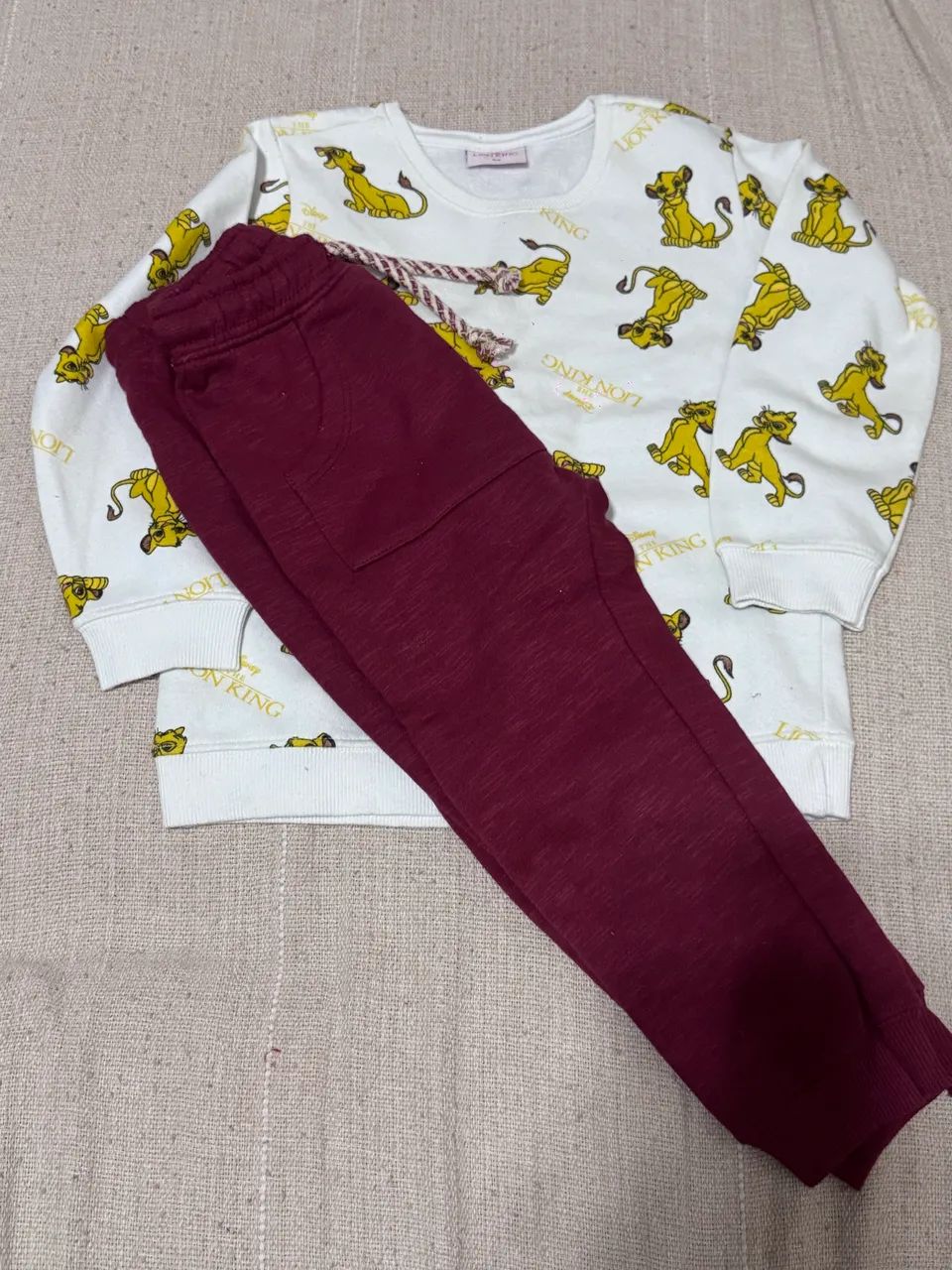 Conjunto moletom 4 anos