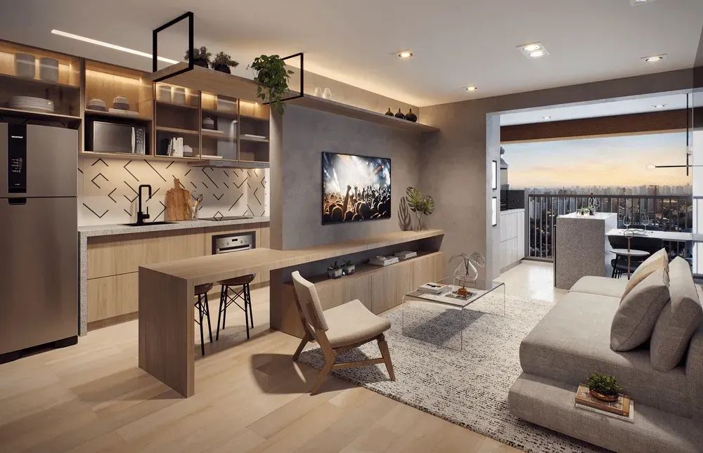 95 M² COM 3 DORMS, VARANDA GORUMET + HOME OFFICE - Foto 2