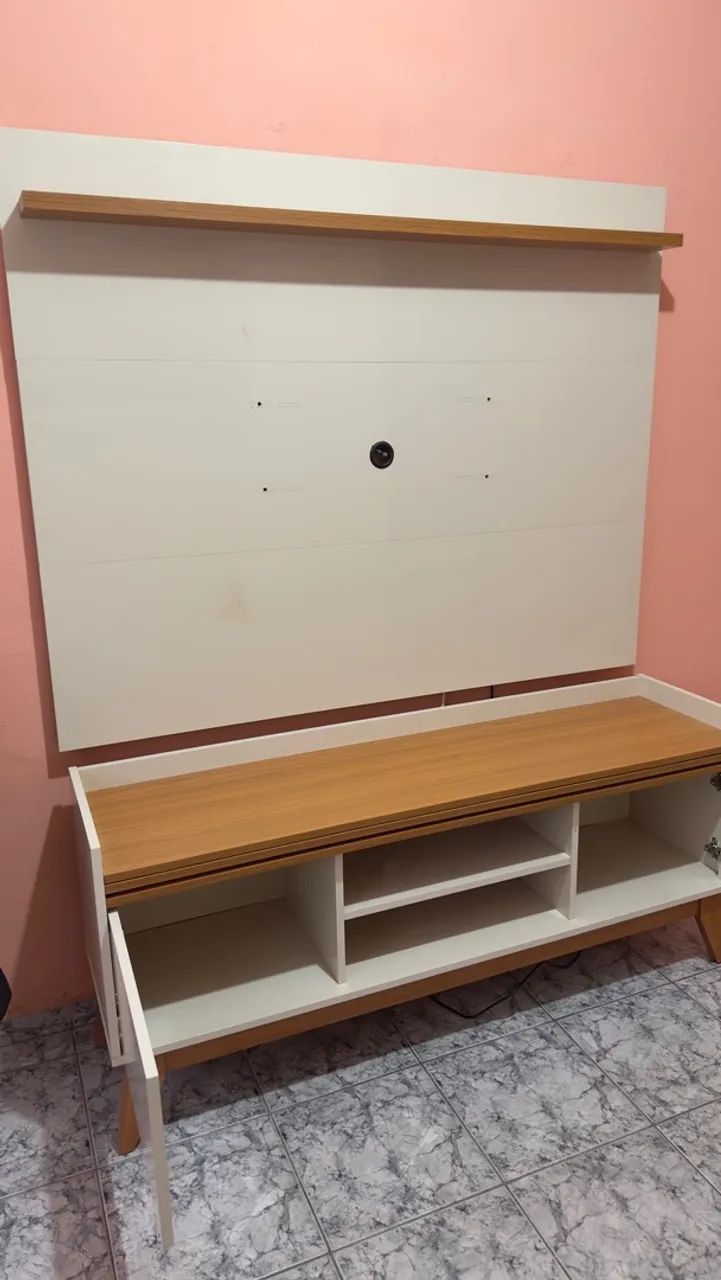 Rack com painel 