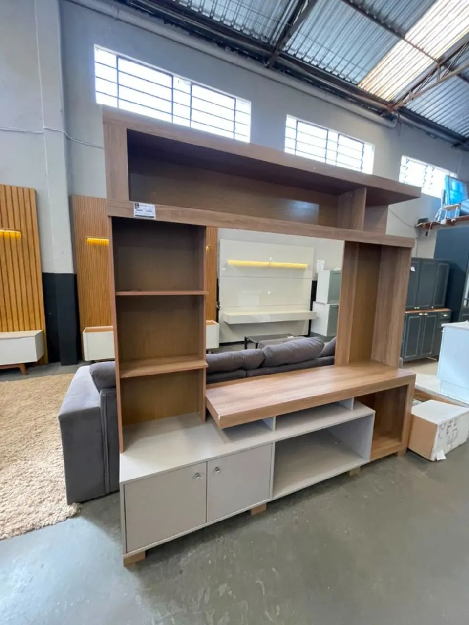 ESTANTE MDF 2,10m ? GRANDE E ESPAÇOSA - Foto 3