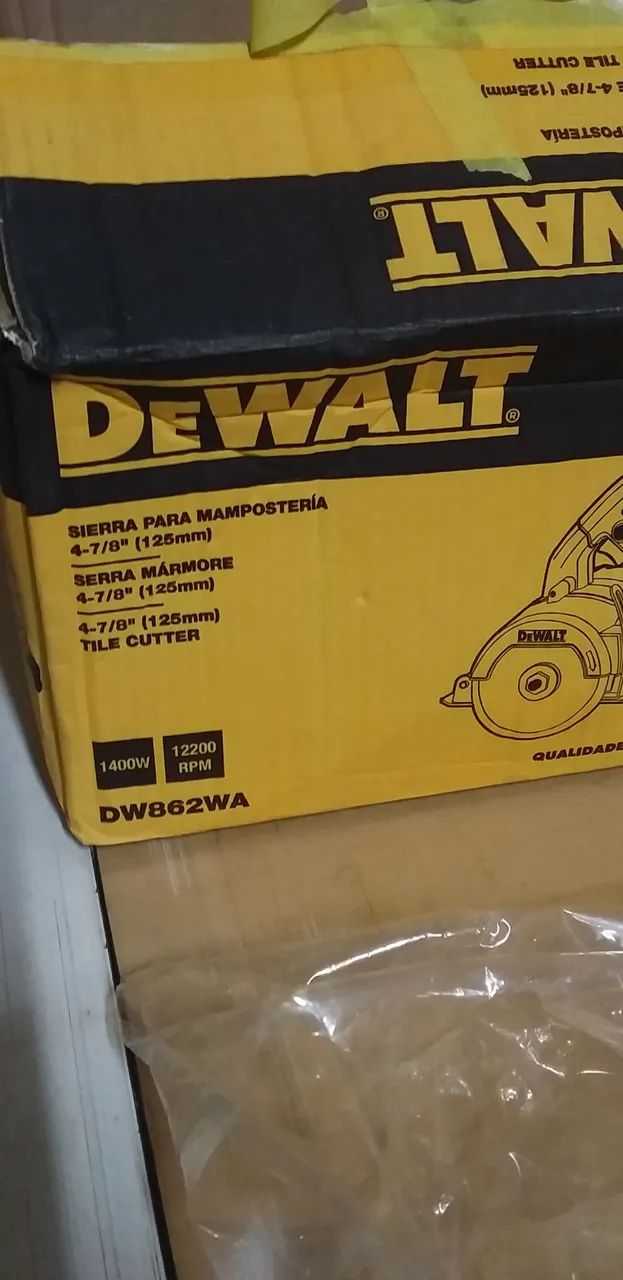 Serra mármore dewalt original zero na caixa 