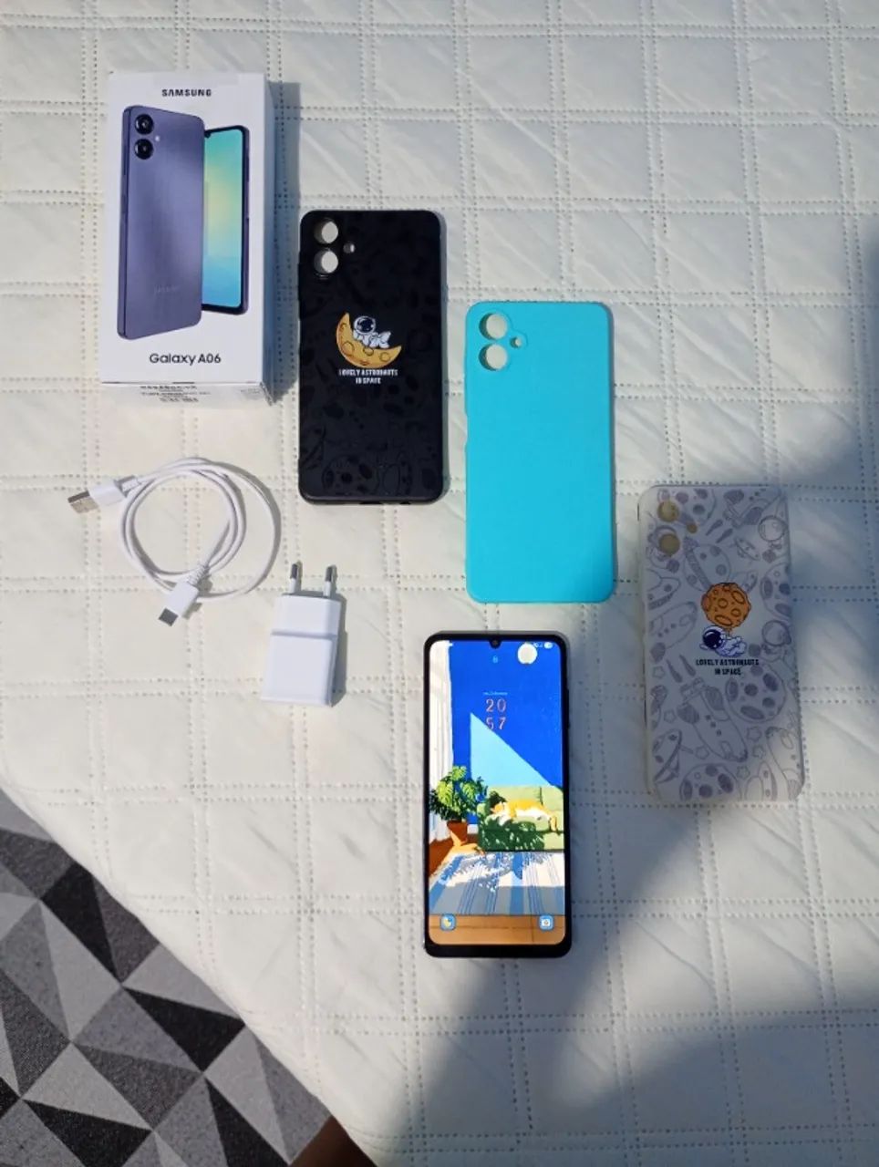 Samsung Galaxy A06 Azul Escuro - Celulares e Smartphones - Cristo