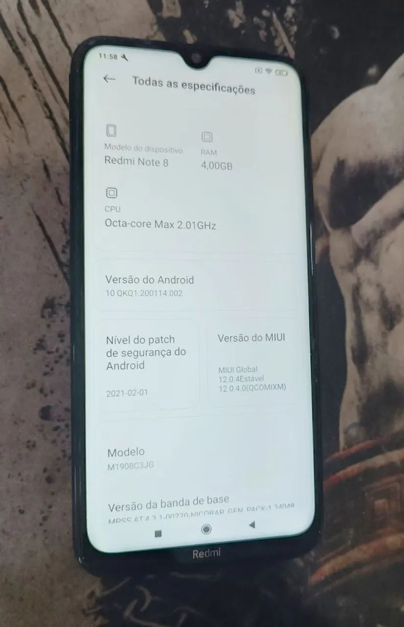 Celular redmi note 8 128 GB Câmera Quádrupla 48 MP Seminovo  - Foto 4