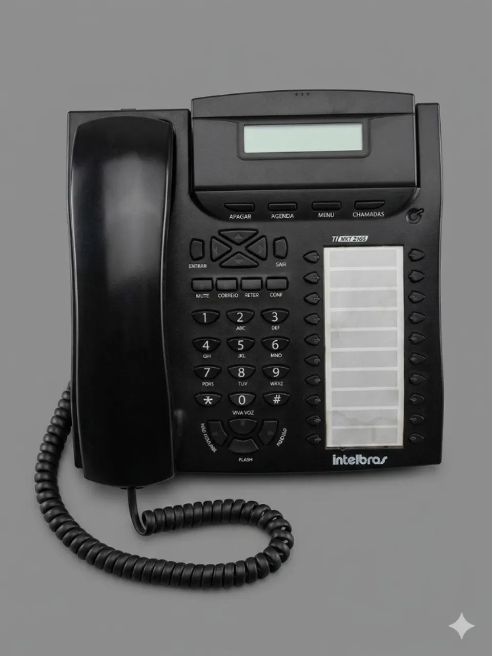 Telefone Terminal Inteligente Intelbras TI - NKT 2165 Preto (Usado) - OTIMO ESTADO - Foto 2