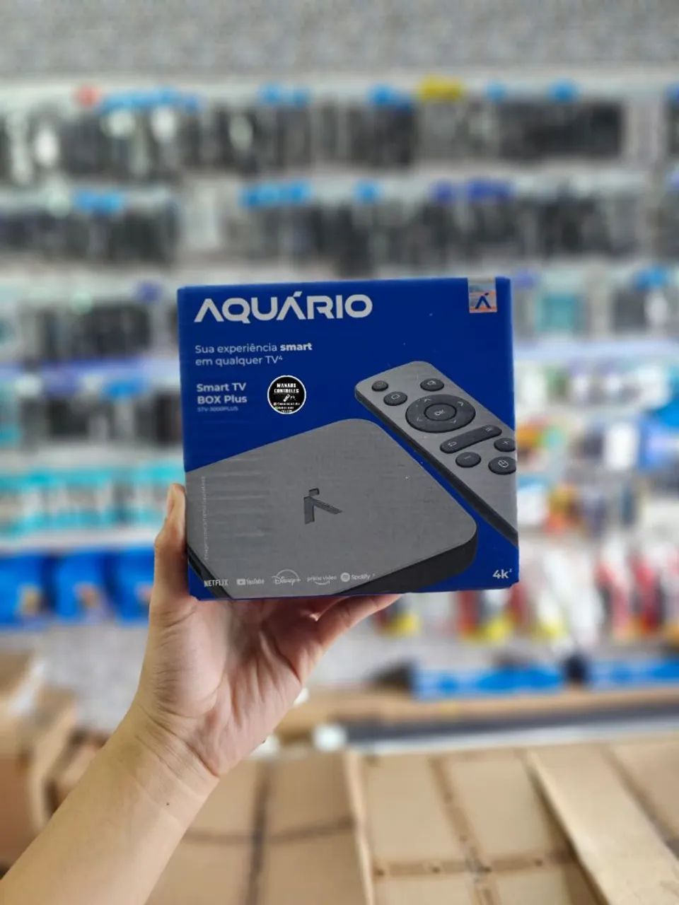 Tv box Aquário com garantia de 1 Ano 