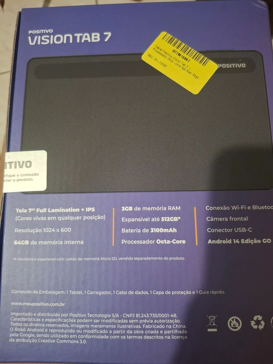 Tablet Positivo Vision Tab 7 - Foto 2