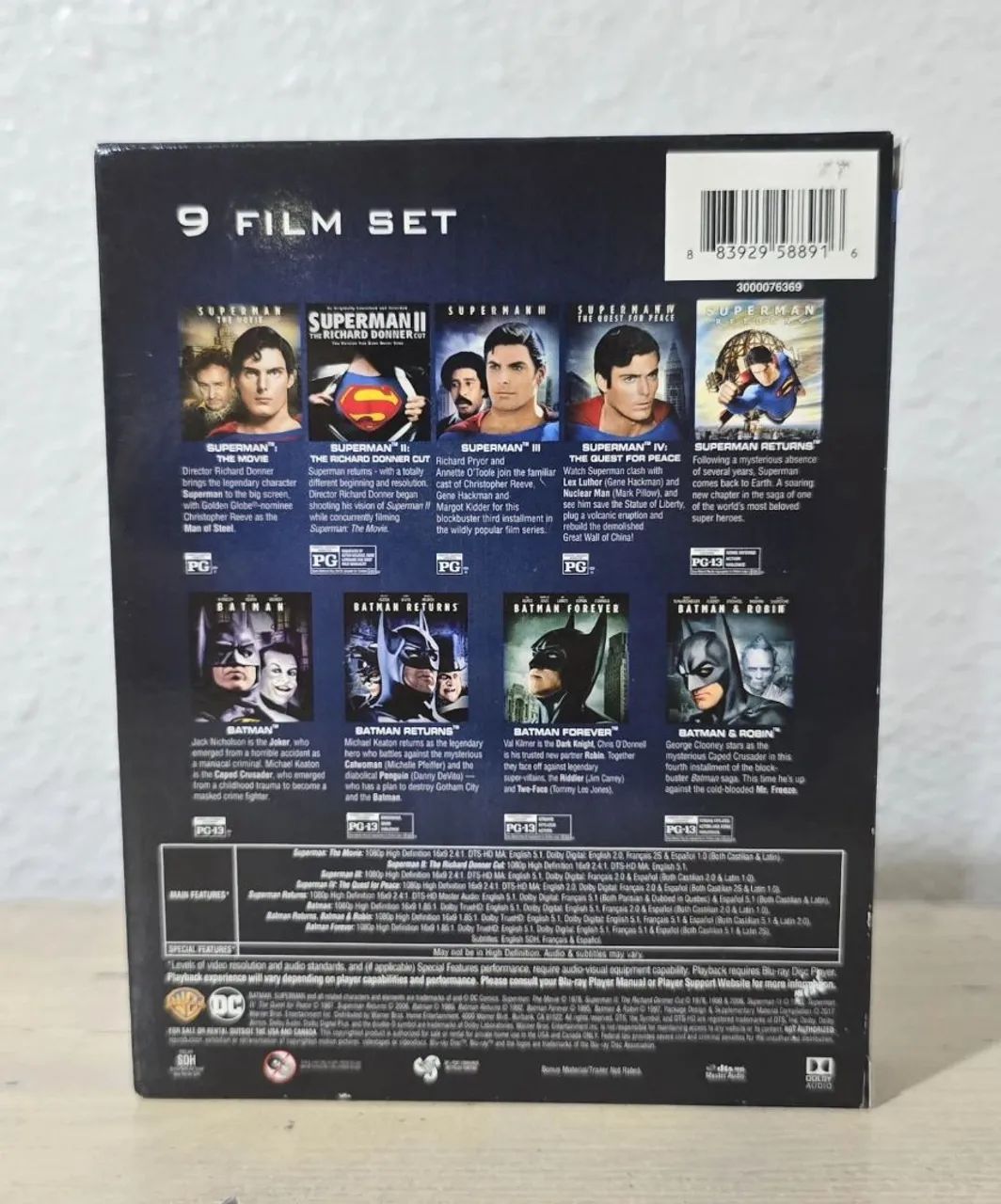 Blu ray coleção Batman Superman - CDs, DVDs etc - Camobi, Santa
