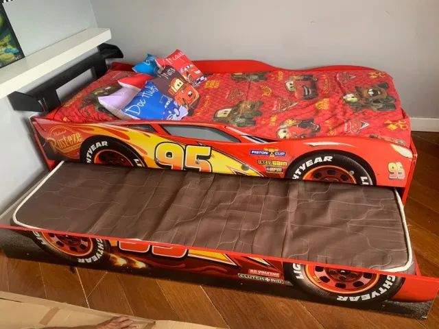 Bicama Infantil Carros McQueen - Ótimo Estado