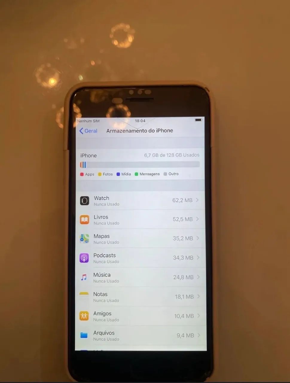 iPhone 6 Plus 128gb prata - Foto 3