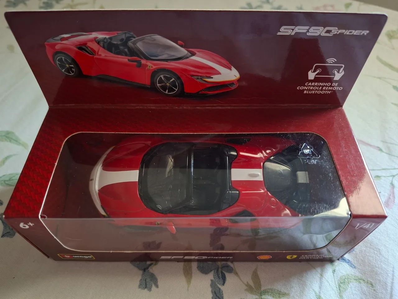 Miniatura Ferrari SF90 Spider Shell com controle via app. - Foto 5