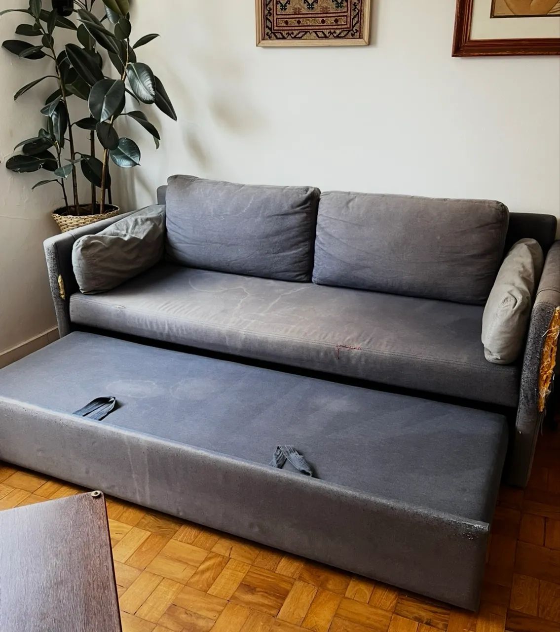 SOFÁ-CAMA OPPA - 3 lugares (para reformar)418478654112419841