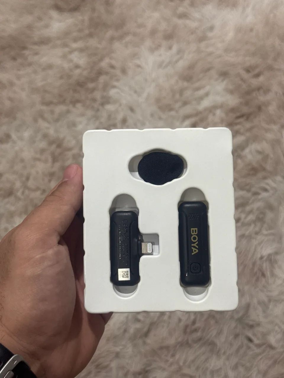 Microfone sem fio Boya para celular  - Foto 3