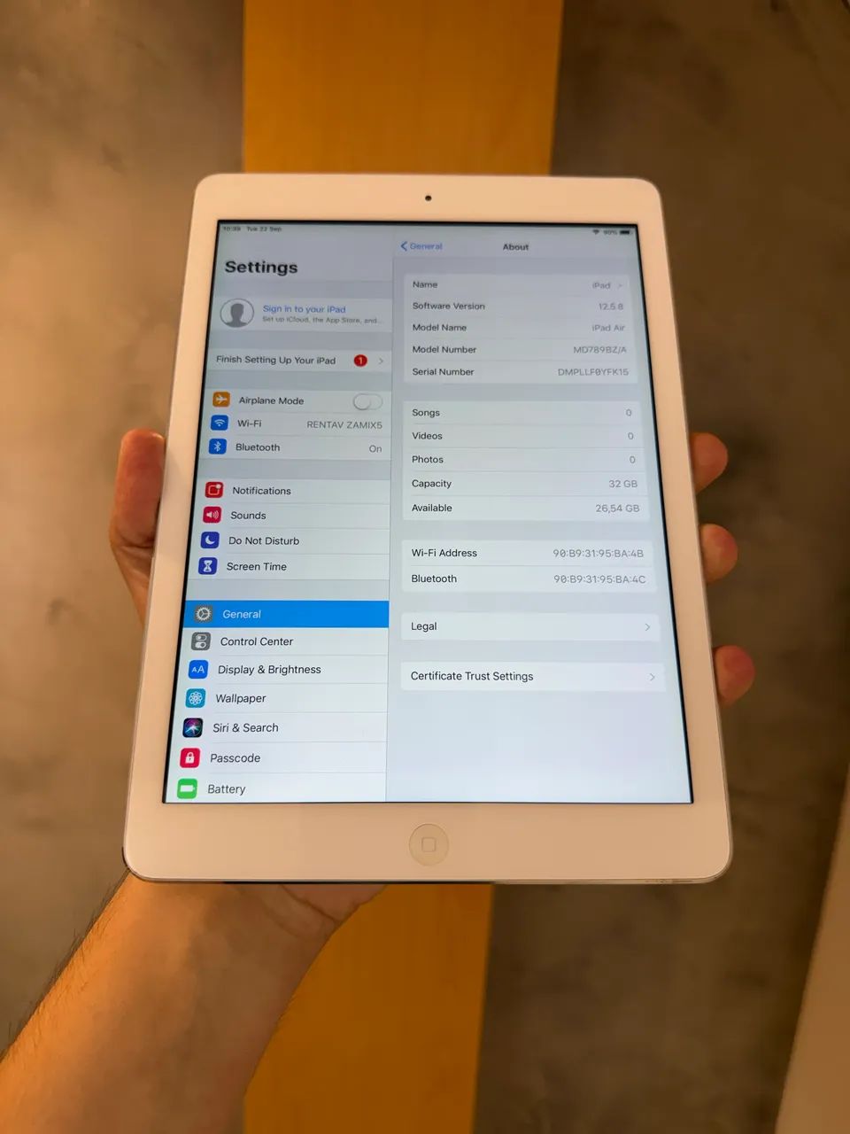 iPad Air 1 32GB Prata  - Foto 2