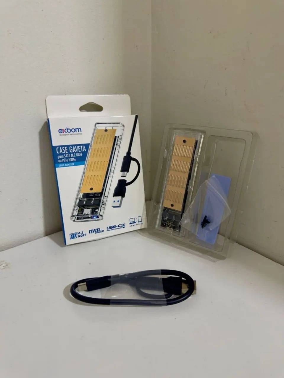 Mini Case para SSD M.2 NVME - Foto 2