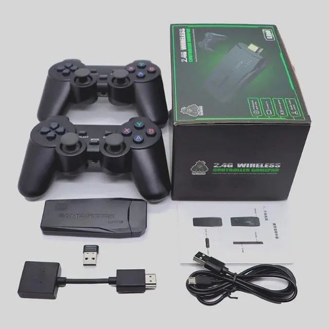 Game Stick Controller Gamepad 2.4G Jogos Clássicos - Foto 3