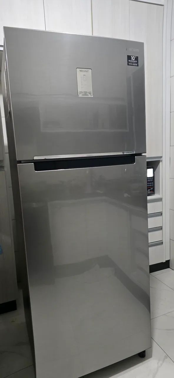 Geladeira Samsung Evolution Rt46 Inv. Duplex 460l Inox
