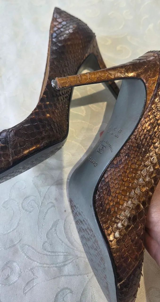 Sapato em couro Cavage - Foto 3
