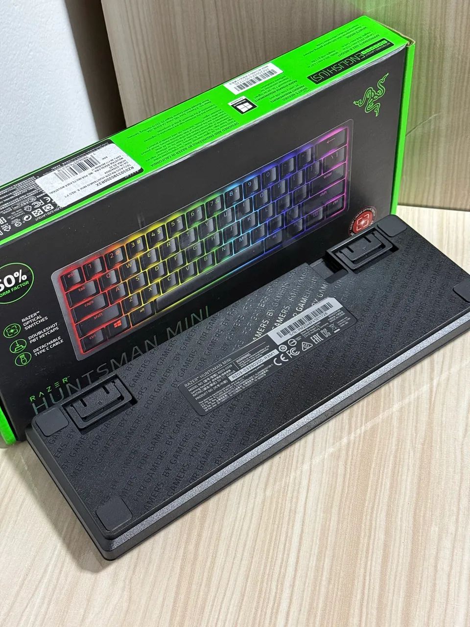 Teclado Razer Huntsman Mini - Switch Vermelho - Foto 2