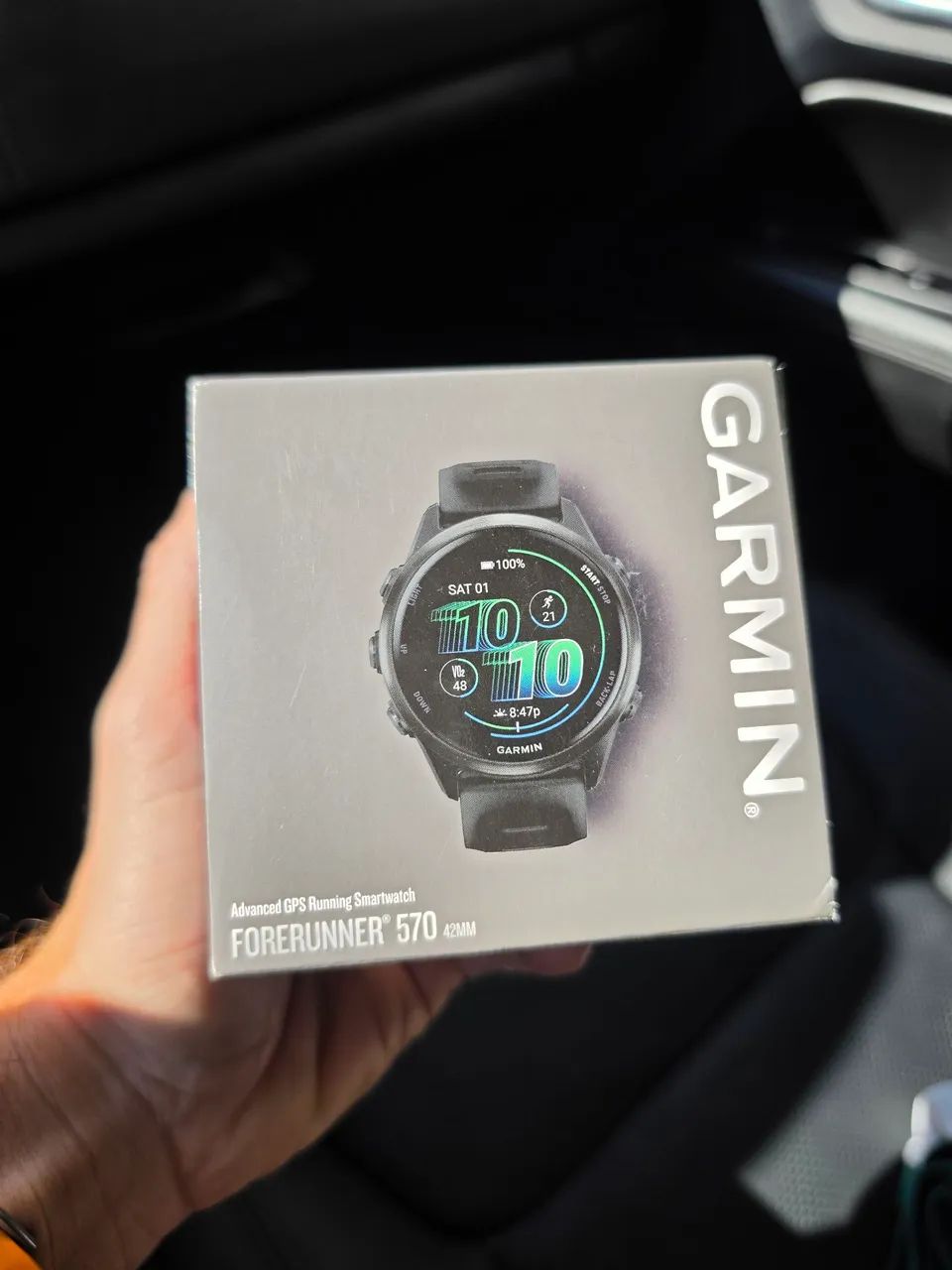 Relogio Garmin Forerunner 570s 42mm preto