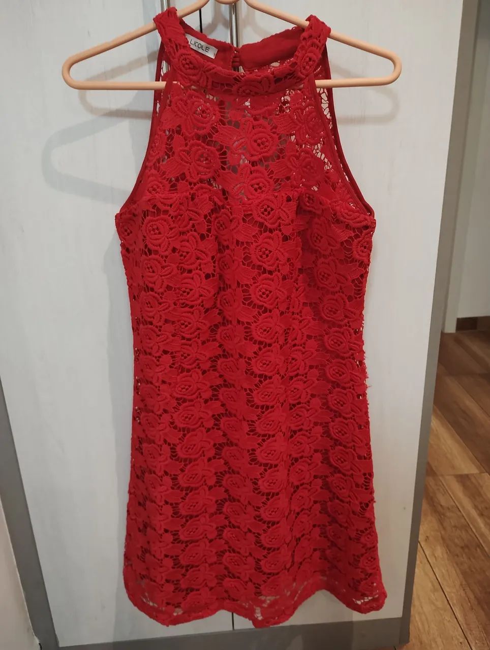 Vestido vermelho renda Tam M  - Foto 3