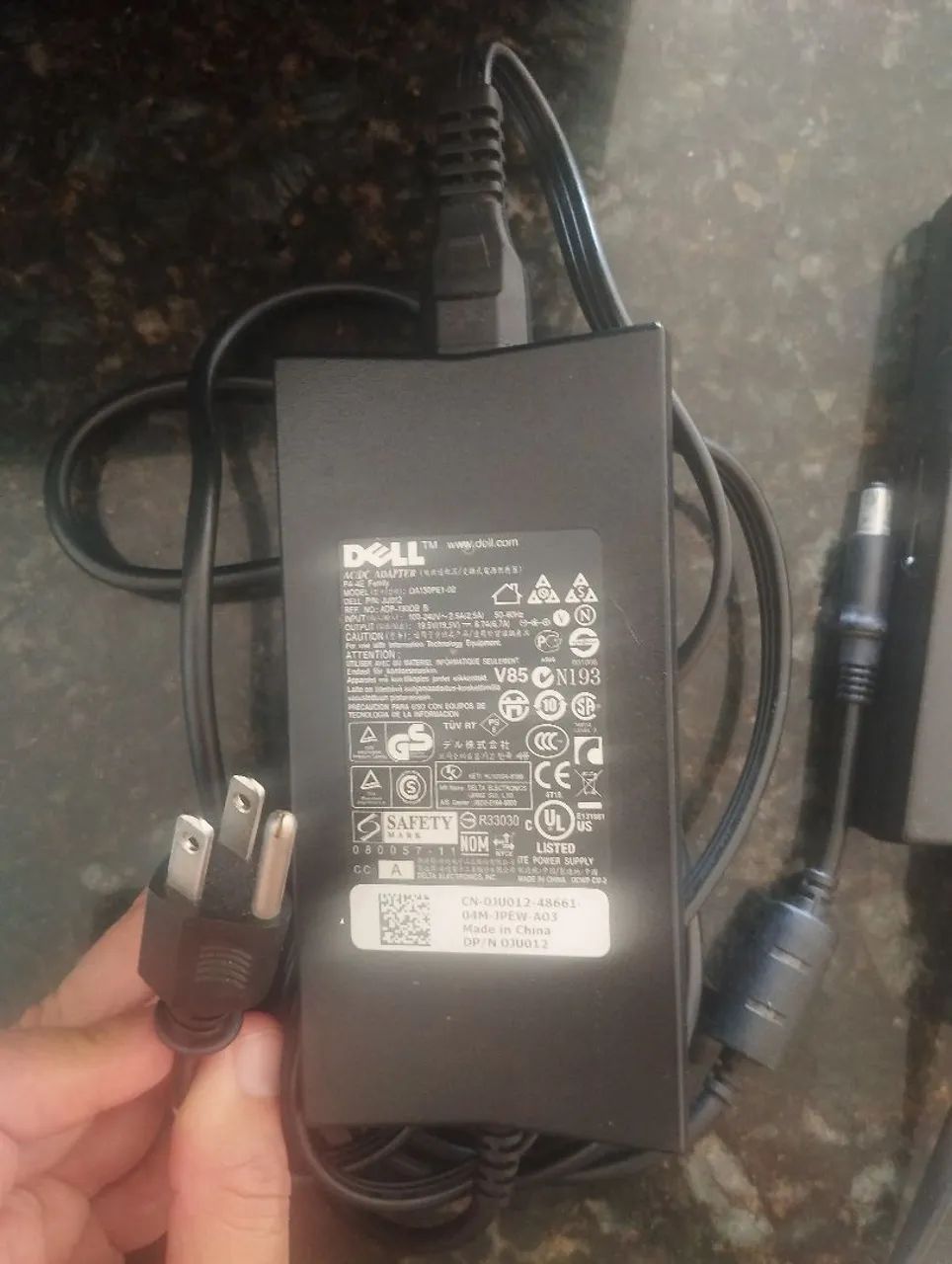 Fonte Carregador Notebook Dell Plug Padrão EUA