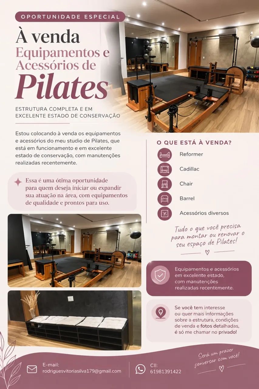 Vendo kit de pilates e acessórios 