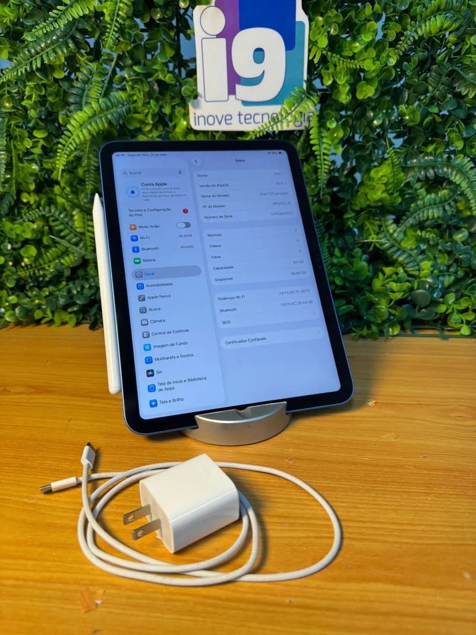 iPad (Wi-Fi) 10° geração A2696 Chip A14 Bionic, Hexa Core 64GB