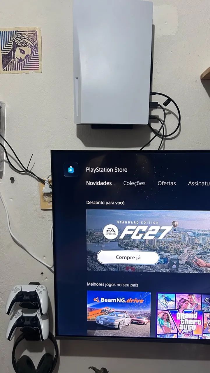 PS5 FAT COM LEITOR - Foto 5