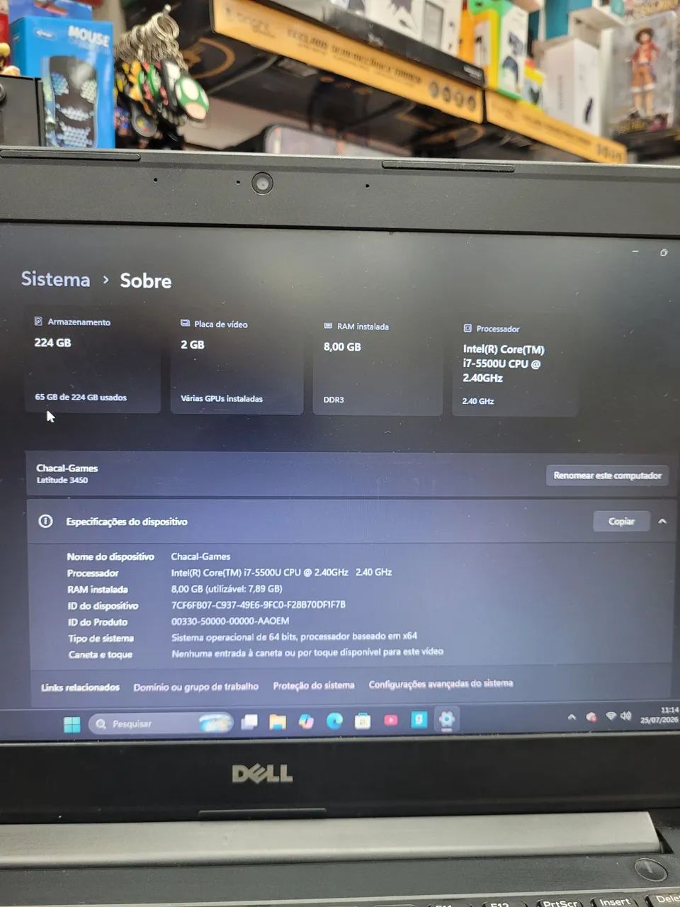 Notebook Dell Latitude 3470, i7 5500U LER DESCRIÇÃO  - Foto 2