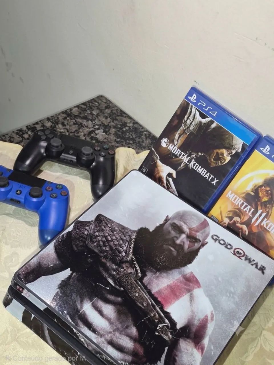 ? PS4 SLIM COMPLETO?