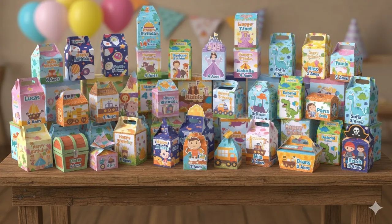 Caixinhas personalizadas 