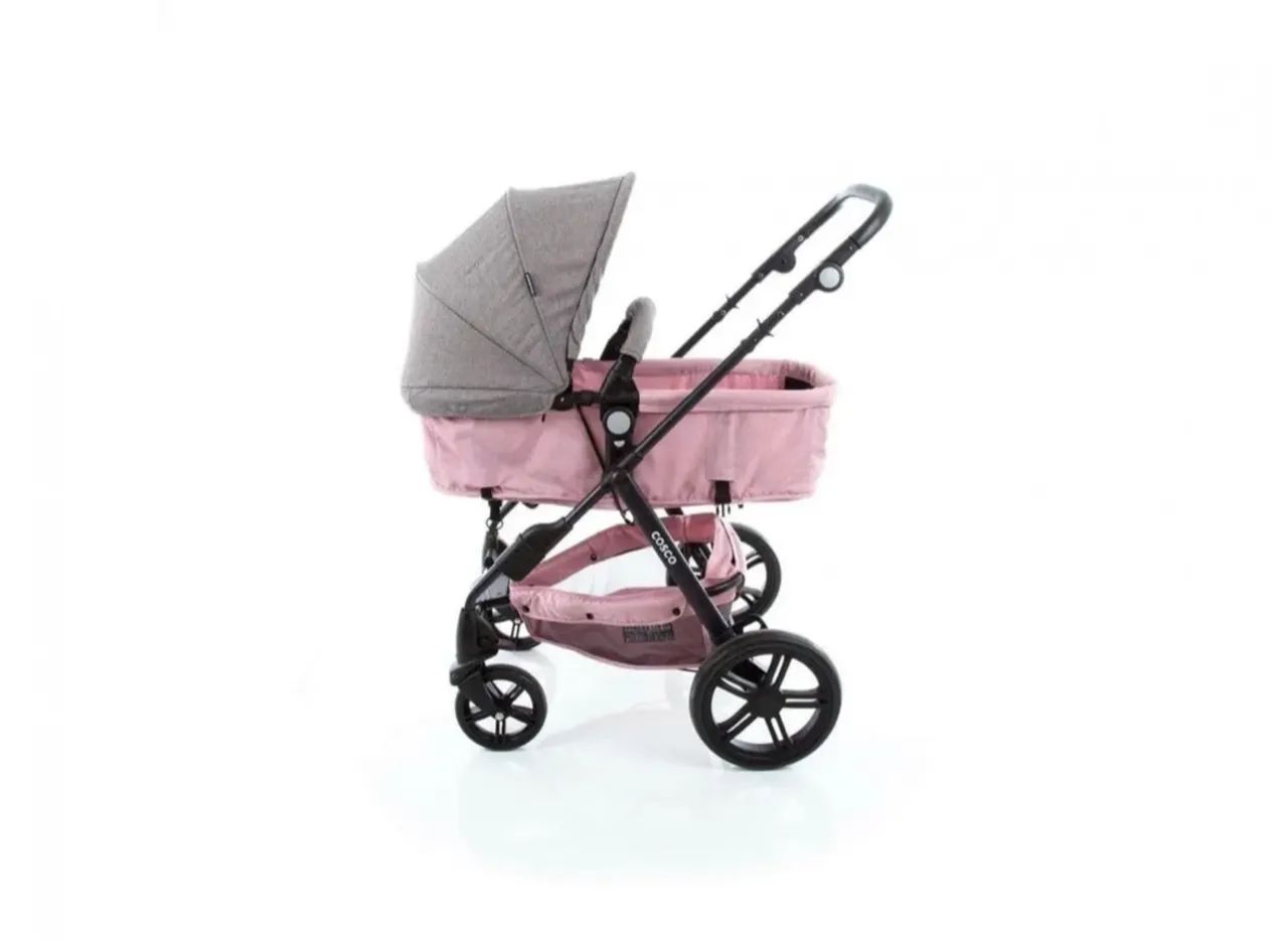 Carrinho de Bebê com Bebê Conforto  - Foto 4