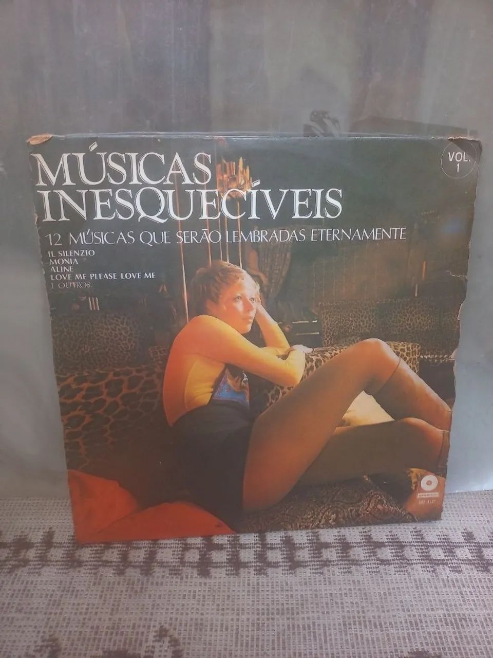 2 peças de Disco vinil antigo 