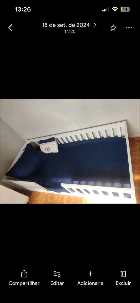Cama e colchão 