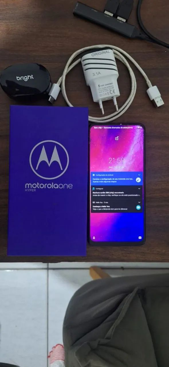 Motorola One Hyper 128GB _ Leia o anúncio 