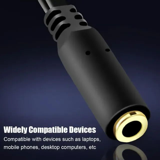 Cabo Headset Adaptador Conversor P3 para P2 - Foto 3