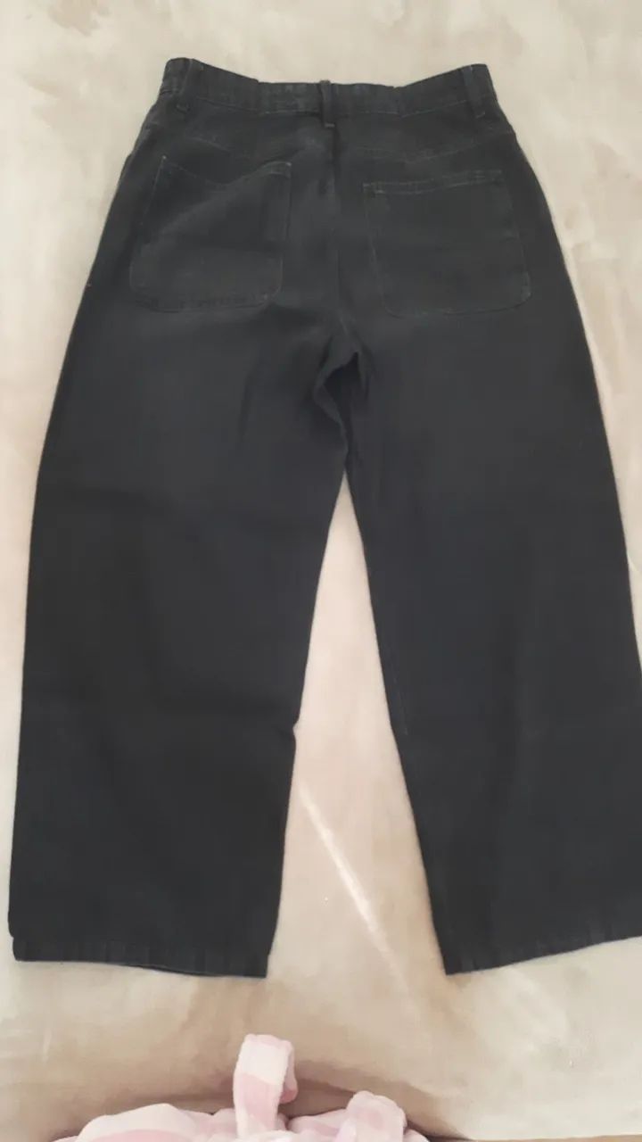 Cal ça baggy preta tamanho 42 - Foto 2
