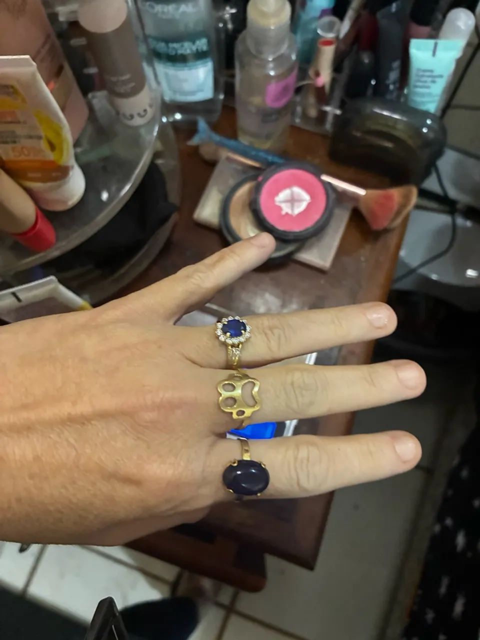 Anel ouro 18k 
