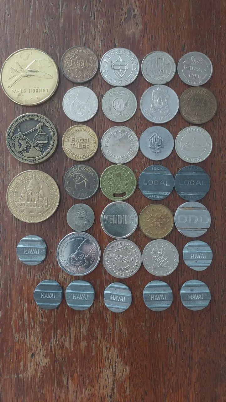 Coleção de fichas