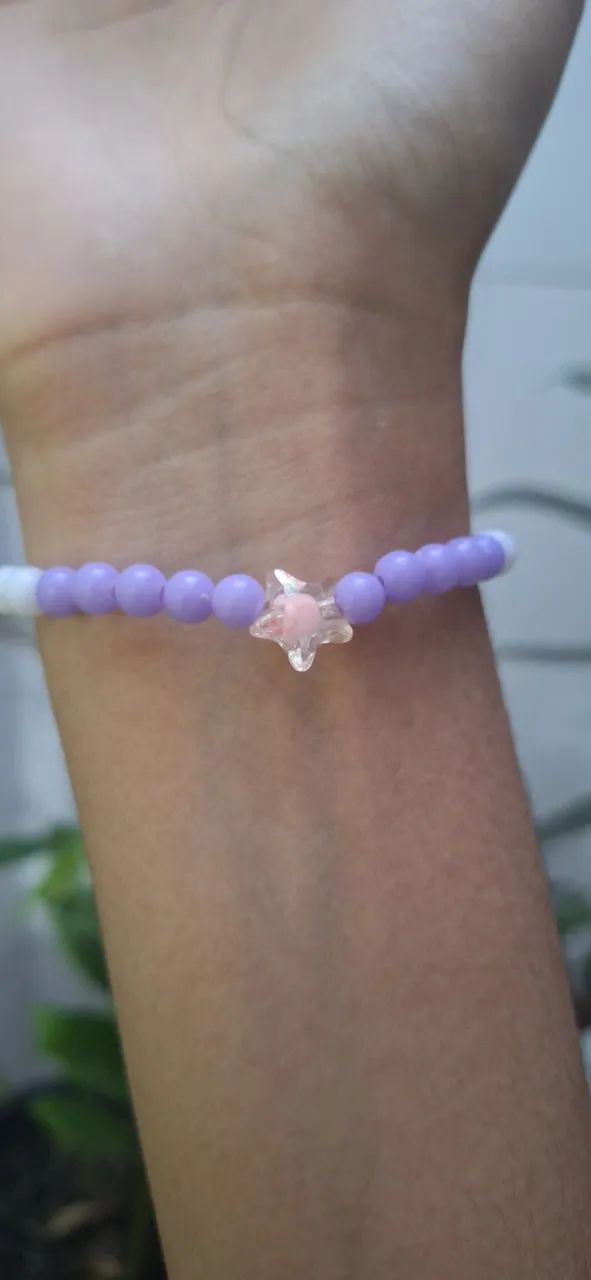 Bracelete de miçangas artesanal personalizado e pronta entrega - Foto 2