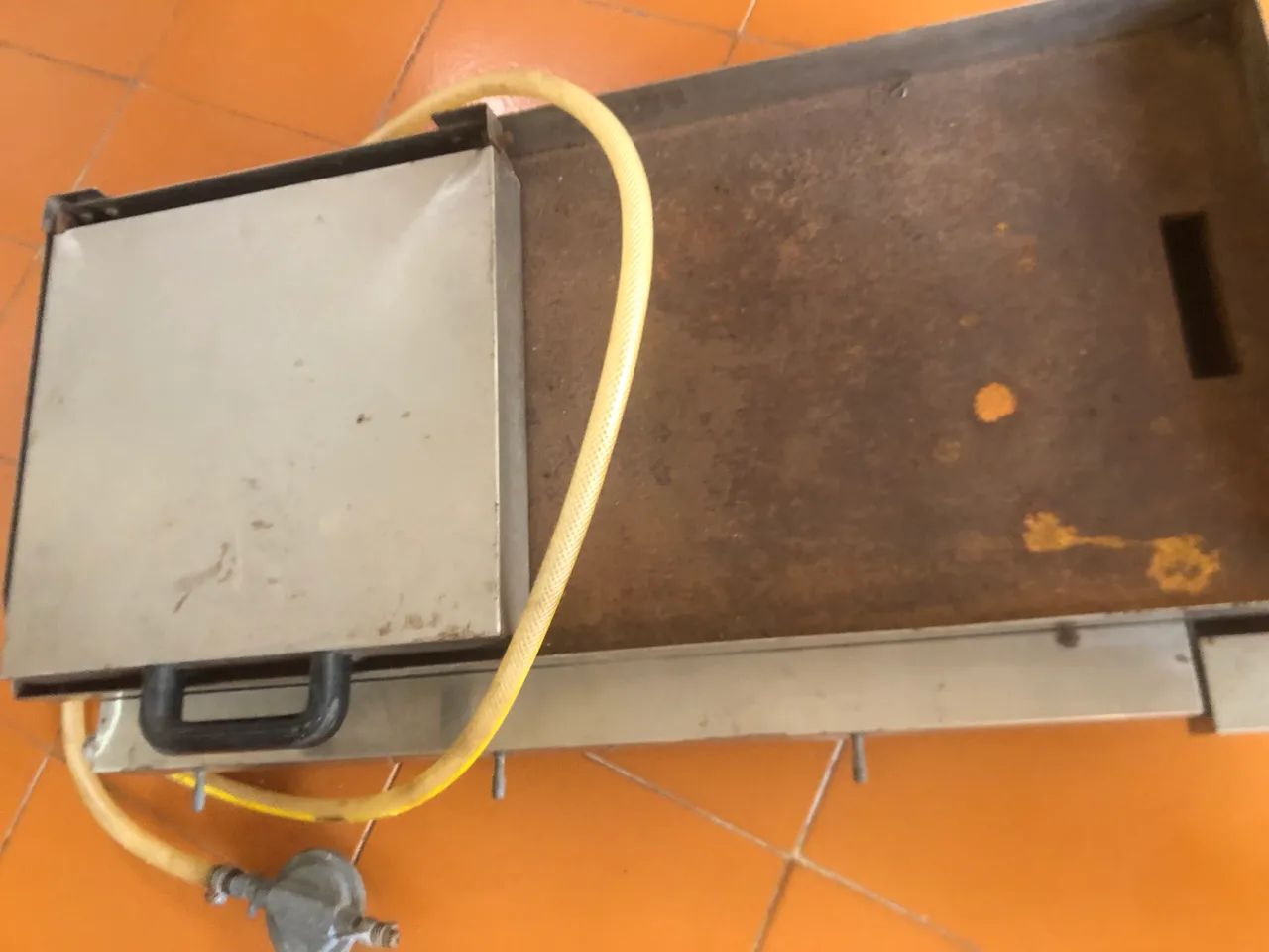 Chapa de Hambúrguer com prensa Profissional