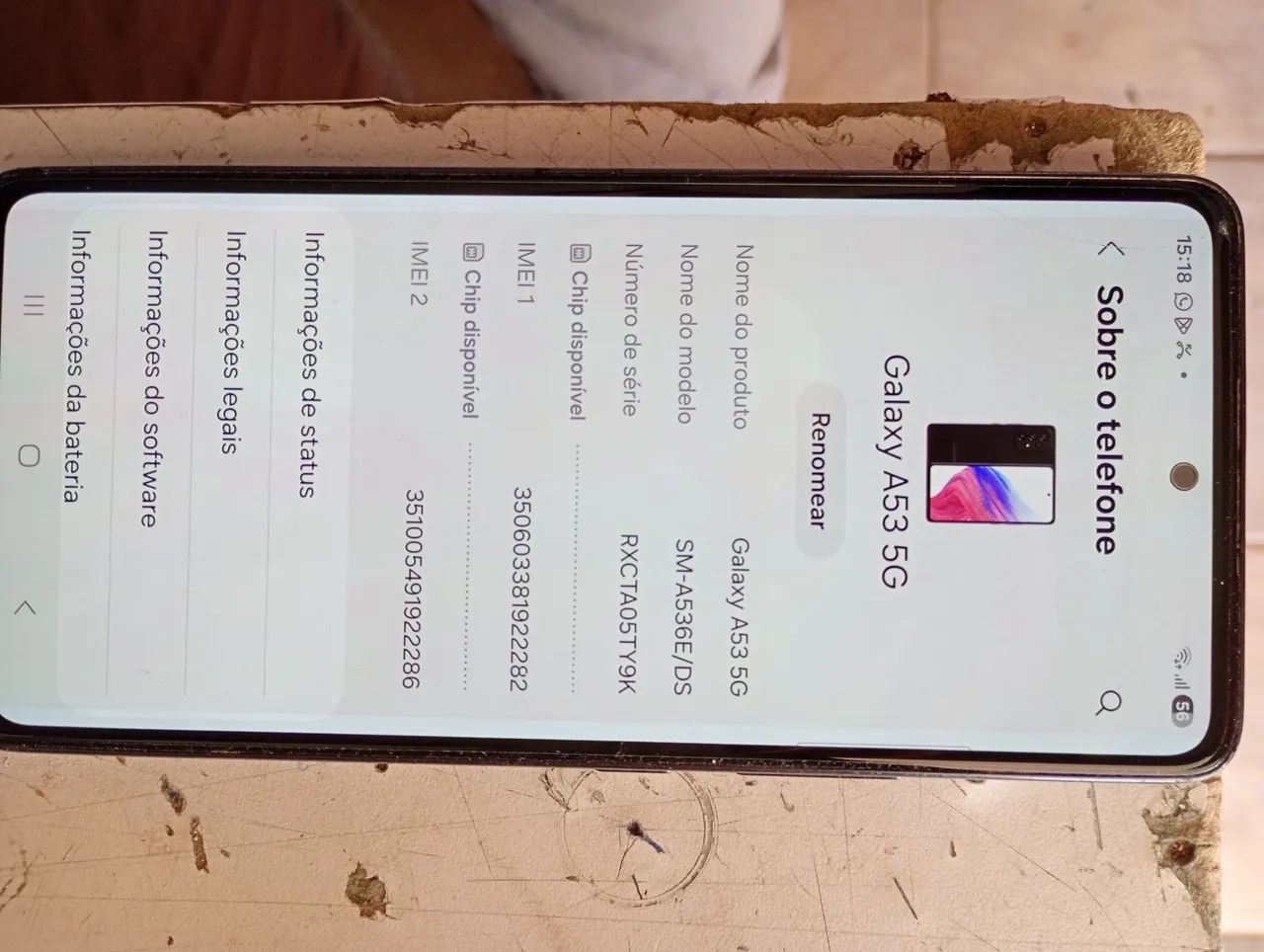 Vendo um celular Samsung Galaxy a 53 filé  - Foto 5