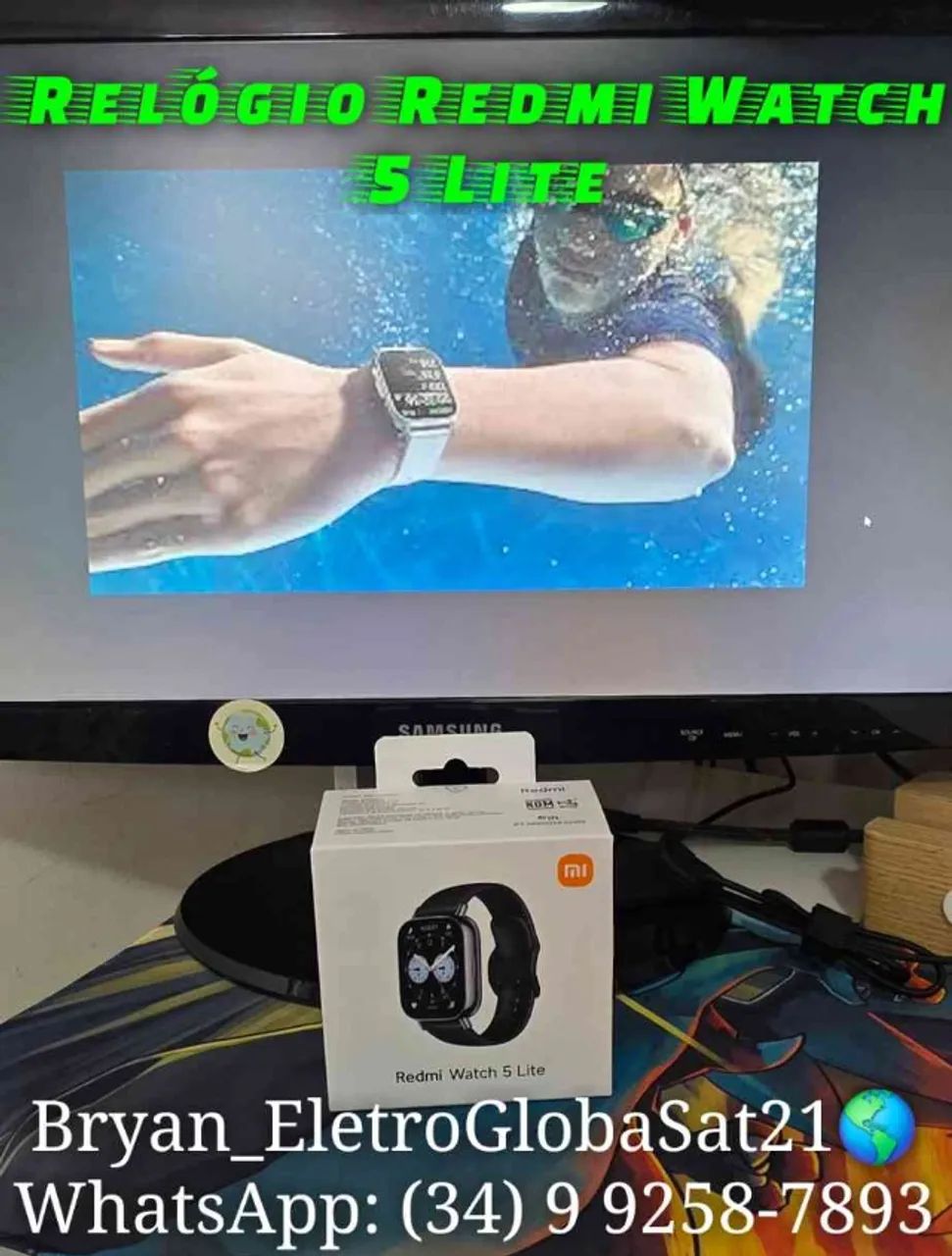Relógio RedMi Watch 5 Lite Xiaomi - Foto 2