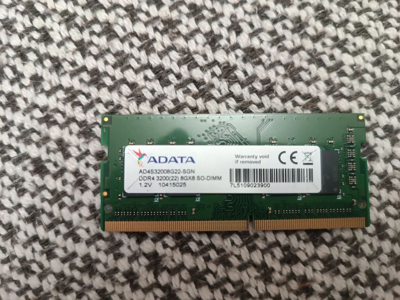 Memória notebook 8gb 3200 mhz