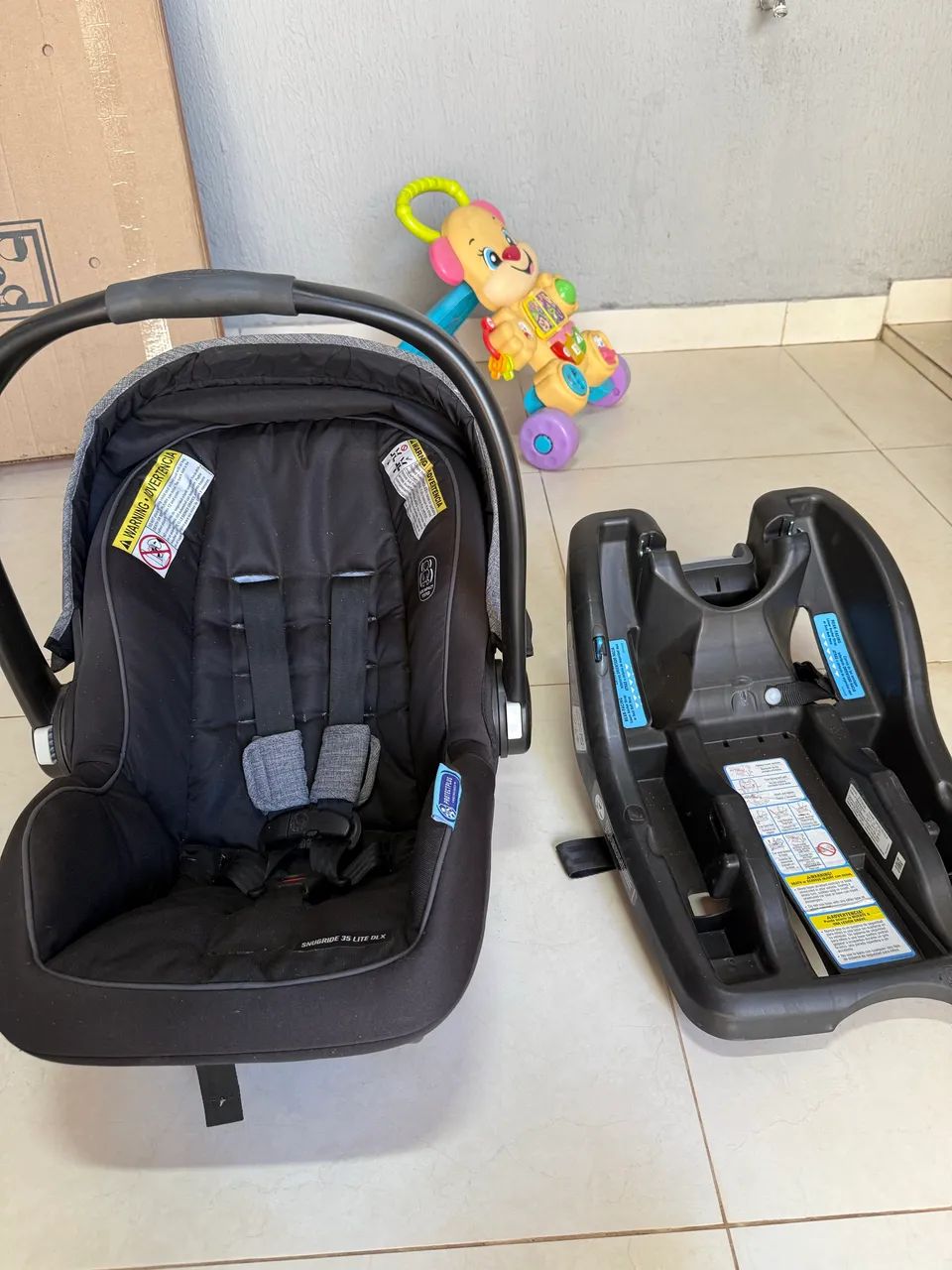 Cadeira de bebê Graco mais suporte  - Foto 2