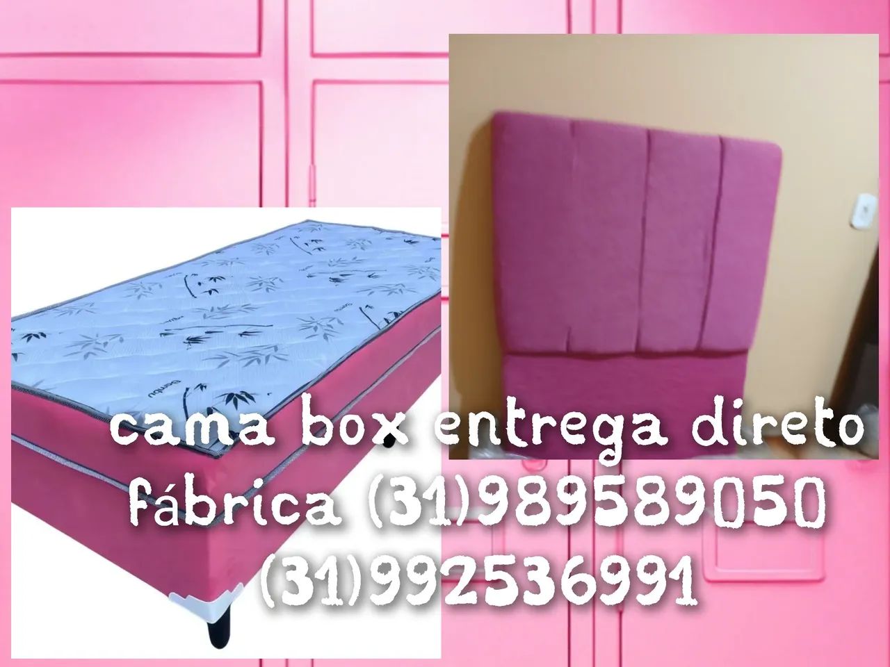 Cama Box casal ortopédica base baú Colchões  - Foto 4