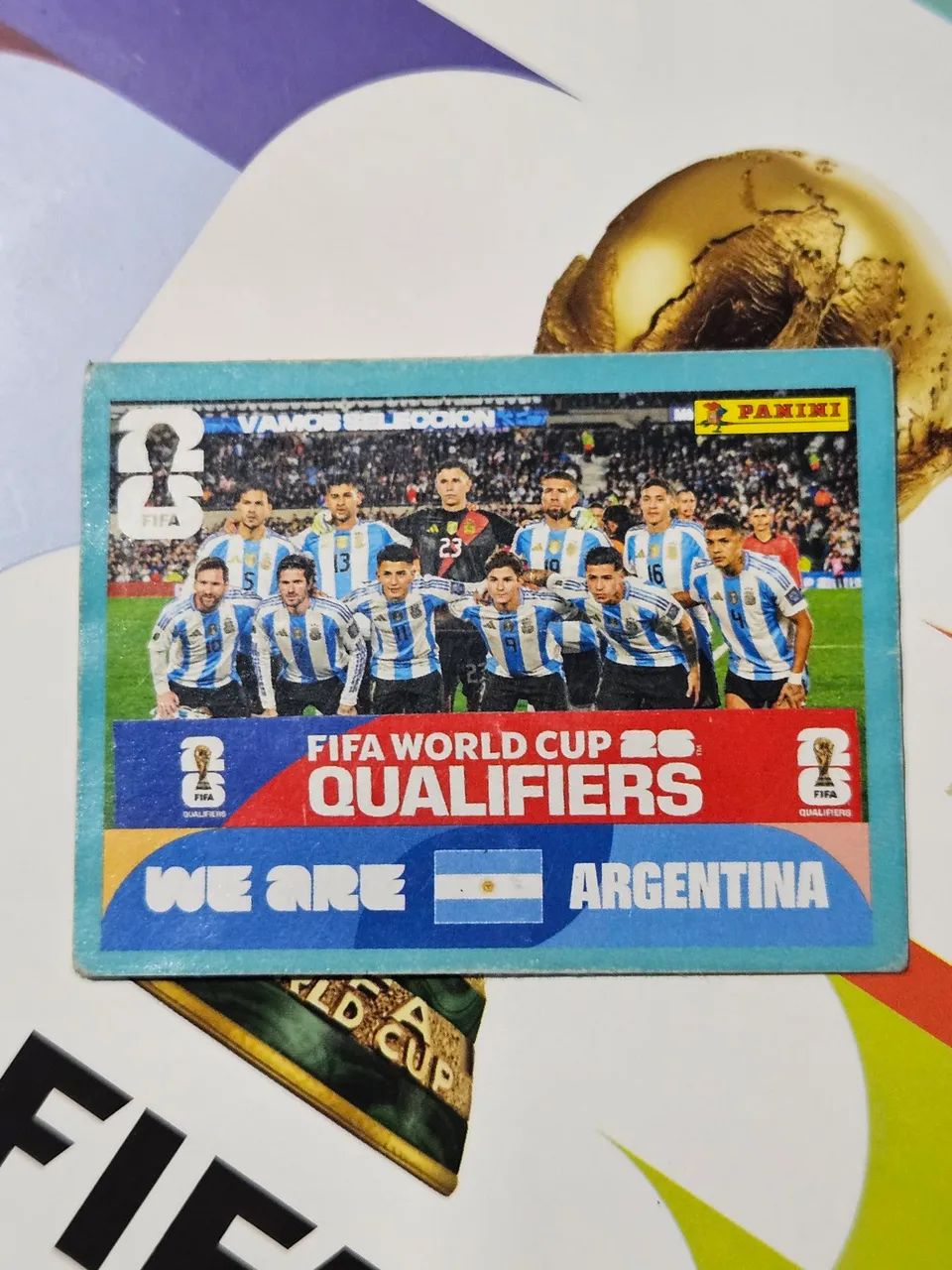 Figurinha ARG 13 - Seleção da Argentina - Padrão 