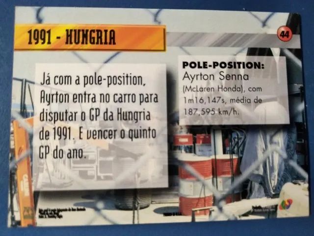 Cards Ayrton Senna - Lote com 36 - Foto 4