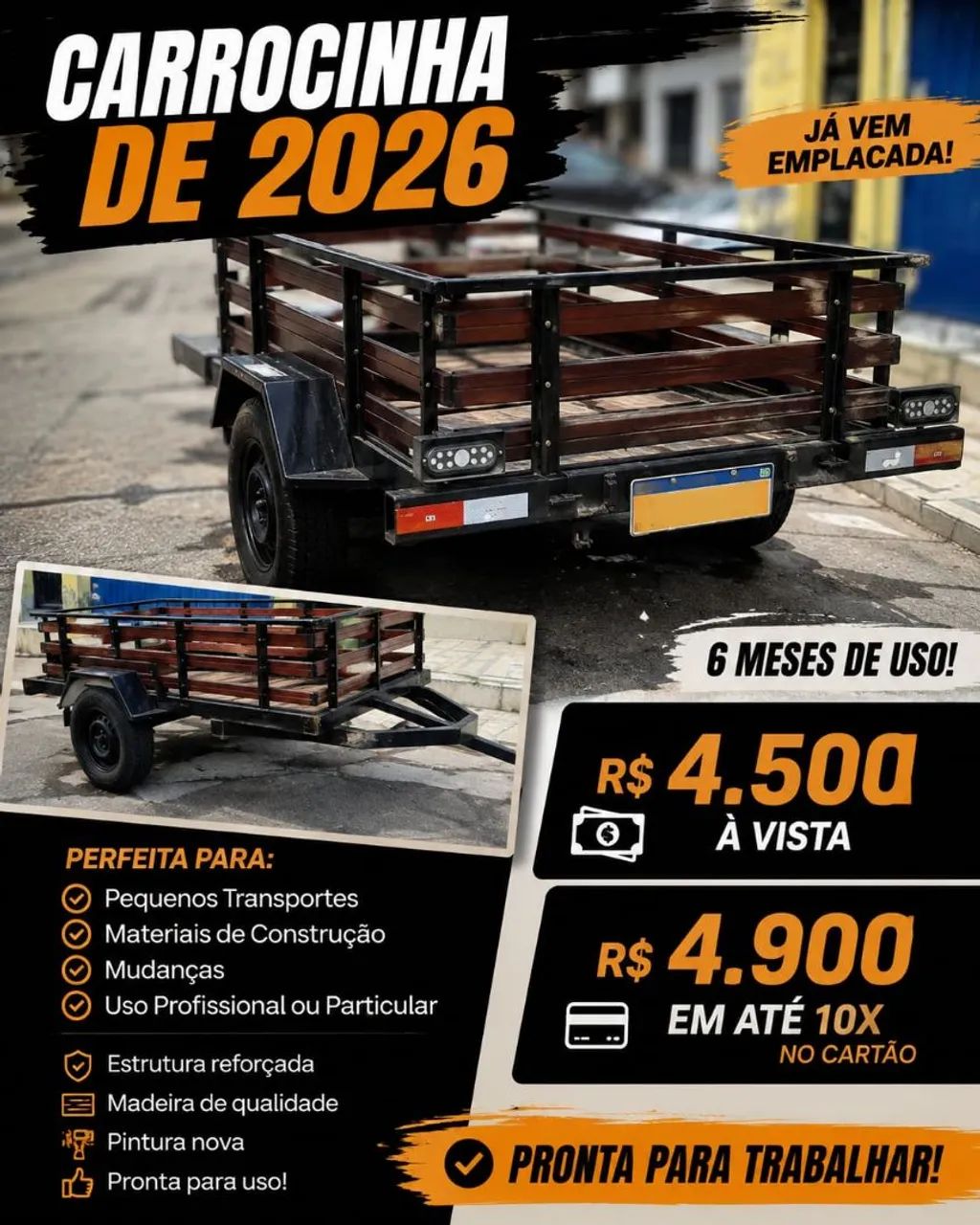 Vende se essa carretinha  - Foto 3