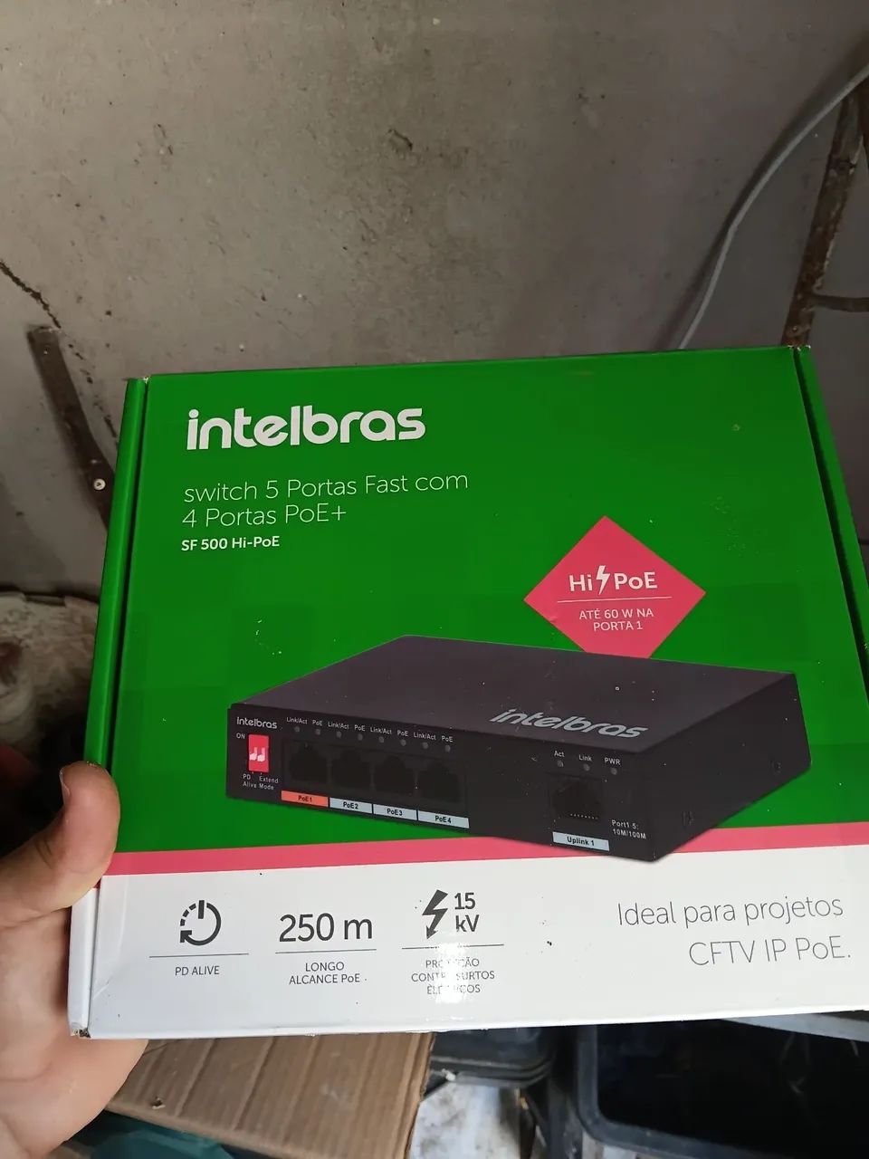 Switch poe 4 portas 